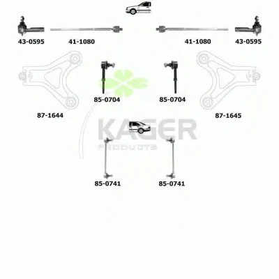 Подвеска колеса KAGER купить