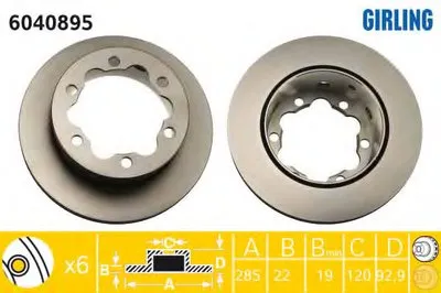Тормозной диск GIRLING купить