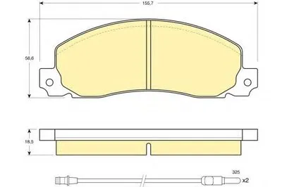 Комплект тормозных колодок, дисковый тормоз GIRLING купить