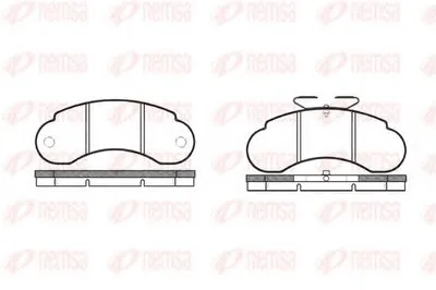 Комплект тормозных колодок, дисковый тормоз KAWE купить
