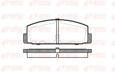 Комплект тормозных колодок, дисковый тормоз KAWE купить