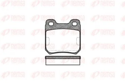 Комплект тормозных колодок, дисковый тормоз KAWE купить
