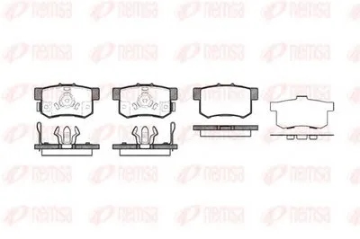 Комплект тормозных колодок, дисковый тормоз KAWE купить