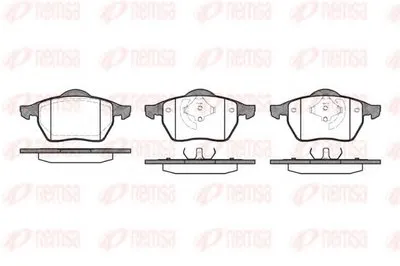 Комплект тормозных колодок, дисковый тормоз KAWE купить