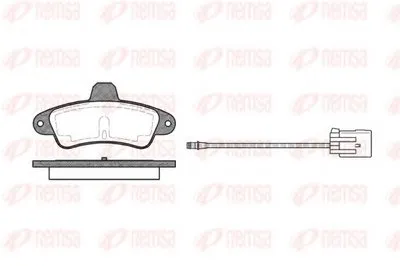 Комплект тормозных колодок, дисковый тормоз KAWE купить
