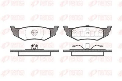 Комплект тормозных колодок, дисковый тормоз KAWE купить