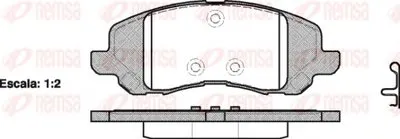 Комплект тормозных колодок, дисковый тормоз KAWE купить