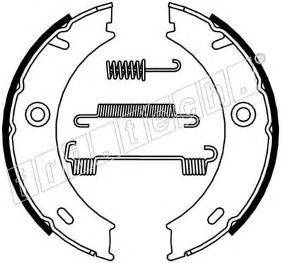 Комплект тормозных колодок, стояночная тормозная система fri.tech. купить