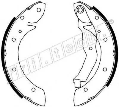 Комплект тормозных колодок REPARATION KIT fri.tech. купить
