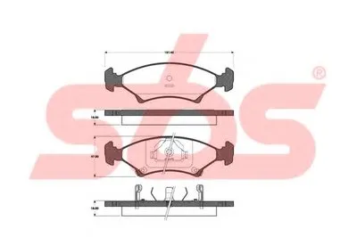 Комплект тормозных колодок, дисковый тормоз sbs купить