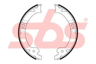Комплект тормозных колодок, стояночная тормозная система sbs купить
