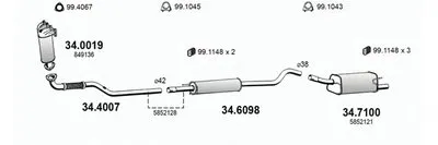Система выпуска ОГ ASSO купить