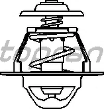 Термостат, охлаждающая жидкость TOPRAN купить