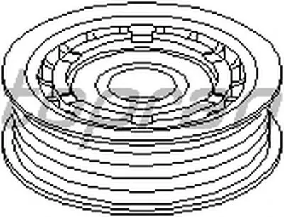 Паразитный / ведущий ролик, поликлиновой ремень TOPRAN купить