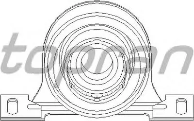 Подвеска, карданный вал TOPRAN купить