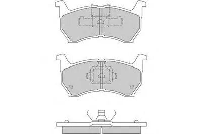 Комплект тормозных колодок, дисковый тормоз E.T.F. купить