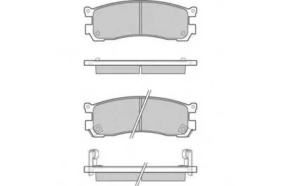 Комплект тормозных колодок, дисковый тормоз E.T.F. купить