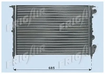 Радиатор, охлаждение двигателя FRIGAIR купить