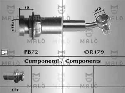 Тормозной шланг MALÒ купить