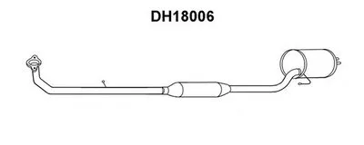 Предглушитель выхлопных газов VENEPORTE купить