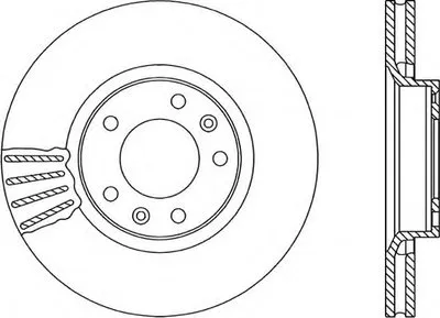 Тормозной диск ADAPTIVE OPEN PARTS купить
