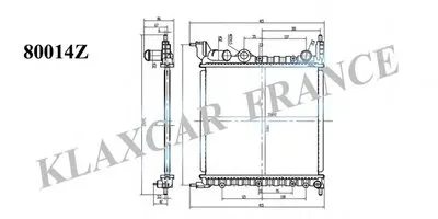 Радиатор, охлаждение двигателя KLAXCAR FRANCE купить