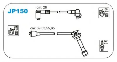 Комплект проводов зажигания JANMOR купить
