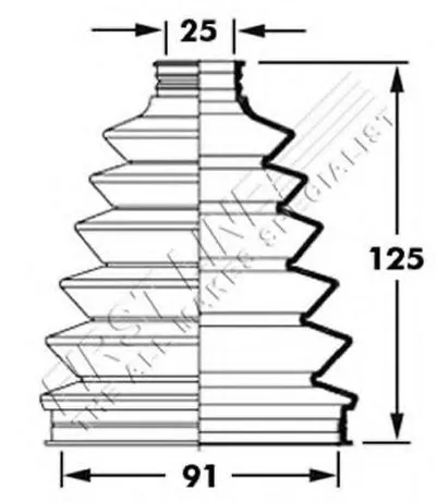 Пыльник, приводной вал FIRST LINE купить