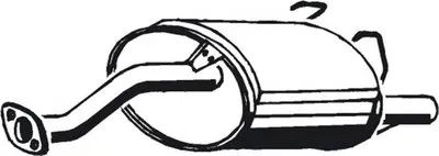 Глушитель выхлопных газов конечный ASMET купить