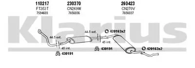 Система выпуска ОГ KLARIUS купить