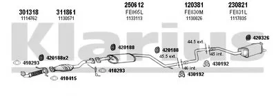Система выпуска ОГ KLARIUS купить