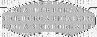 Комплект тормозных колодок, дисковый тормоз BORG & BECK купить
