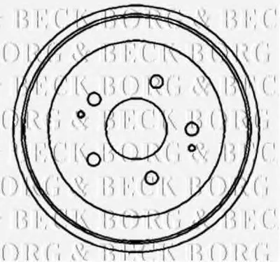 Тормозной барабан BORG & BECK купить
