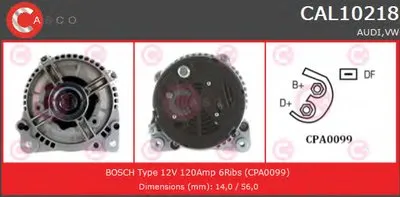 Генератор BRAND NEW SERIES CASCO купить