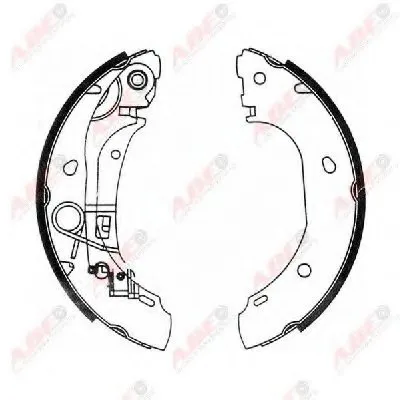 Комплект тормозных колодок ABE купить