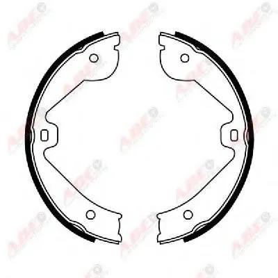 Комплект тормозных колодок, стояночная тормозная система ABE купить
