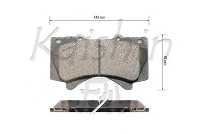 Комплект тормозных колодок, дисковый тормоз KAISHIN купить