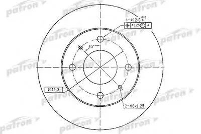 Тормозной диск PATRON купить