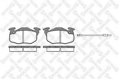 Комплект тормозных колодок, дисковый тормоз STELLOX купить