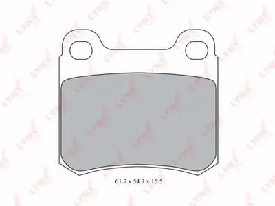 Комплект тормозных колодок, дисковый тормоз LYNXauto купить