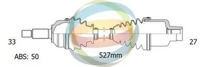 Приводной вал ODM-MULTIPARTS купить