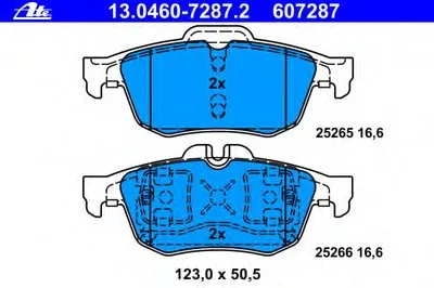 Комплект тормозных колодок, дисковый тормоз ATE купить