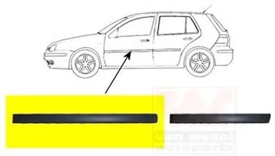 Облицовка / защитная накладка, дверь VAN WEZEL купить