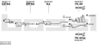 Система выпуска ОГ BOSAL купить