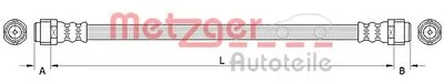 Тормозной шланг METZGER купить