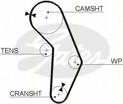 Ремень ГРМ TRISCAN купить