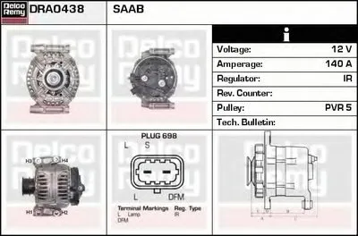 Генератор Remanufactured REMY (Light Duty) DELCO REMY купить