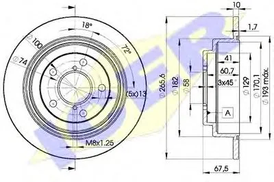 Тормозной диск ICER купить