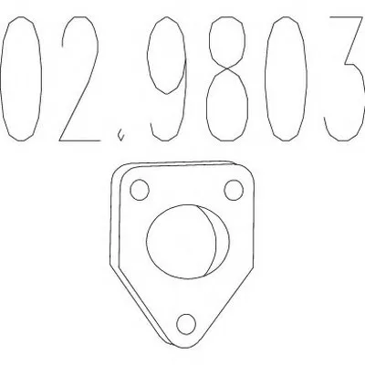 Прокладка, труба выхлопного газа MTS купить
