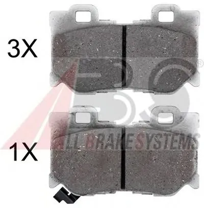 Комплект тормозных колодок, дисковый тормоз SPORTLINE A.B.S. купить